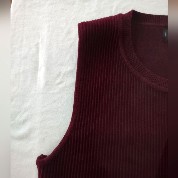 House of Harlow 1960 Crewneck Ribbed Knit Crop Top, L - Picture 4 of 5